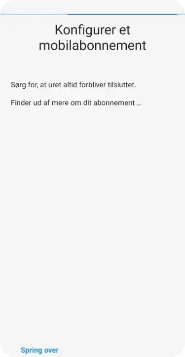 Konfigurer mobilabonnement 2
